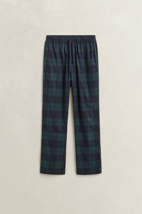 Checked Flannel Pajama Pants — TARTAN GREEN