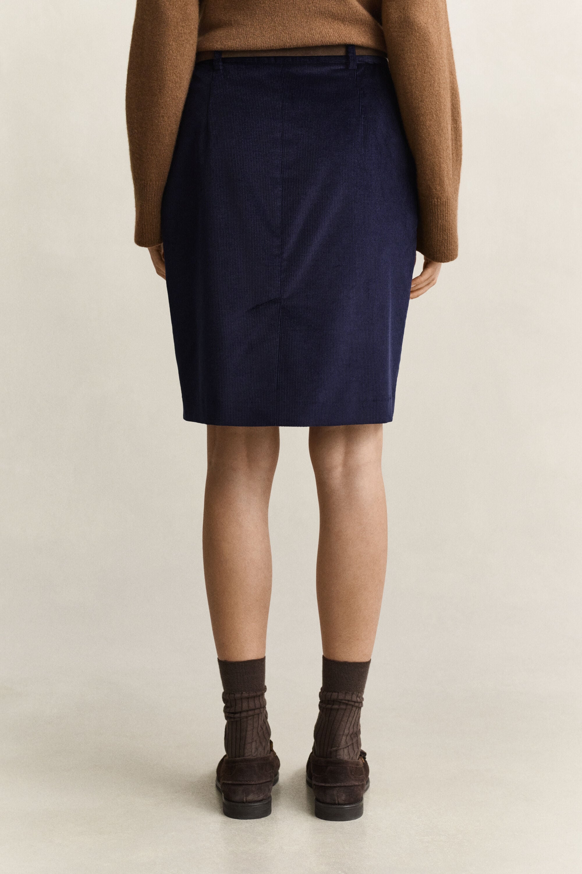 Corduroy Pencil Skirt