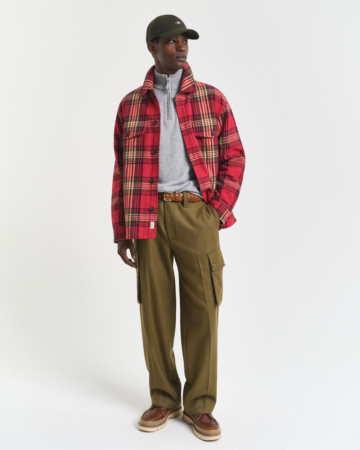 Superfine Lambswool Half-Zip Sweater - GANT