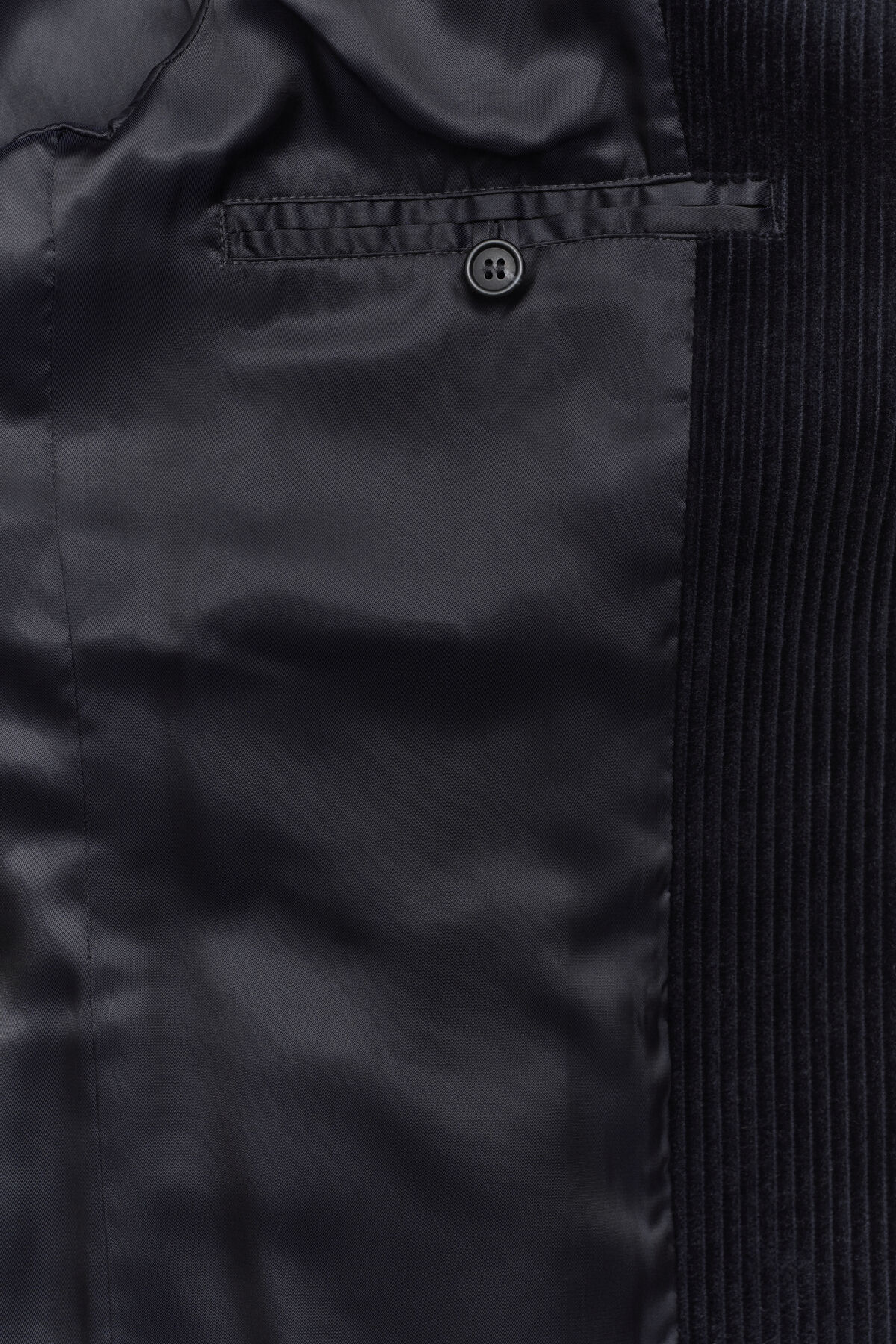 Corduroy Suit Jacket — EVENING BLUE