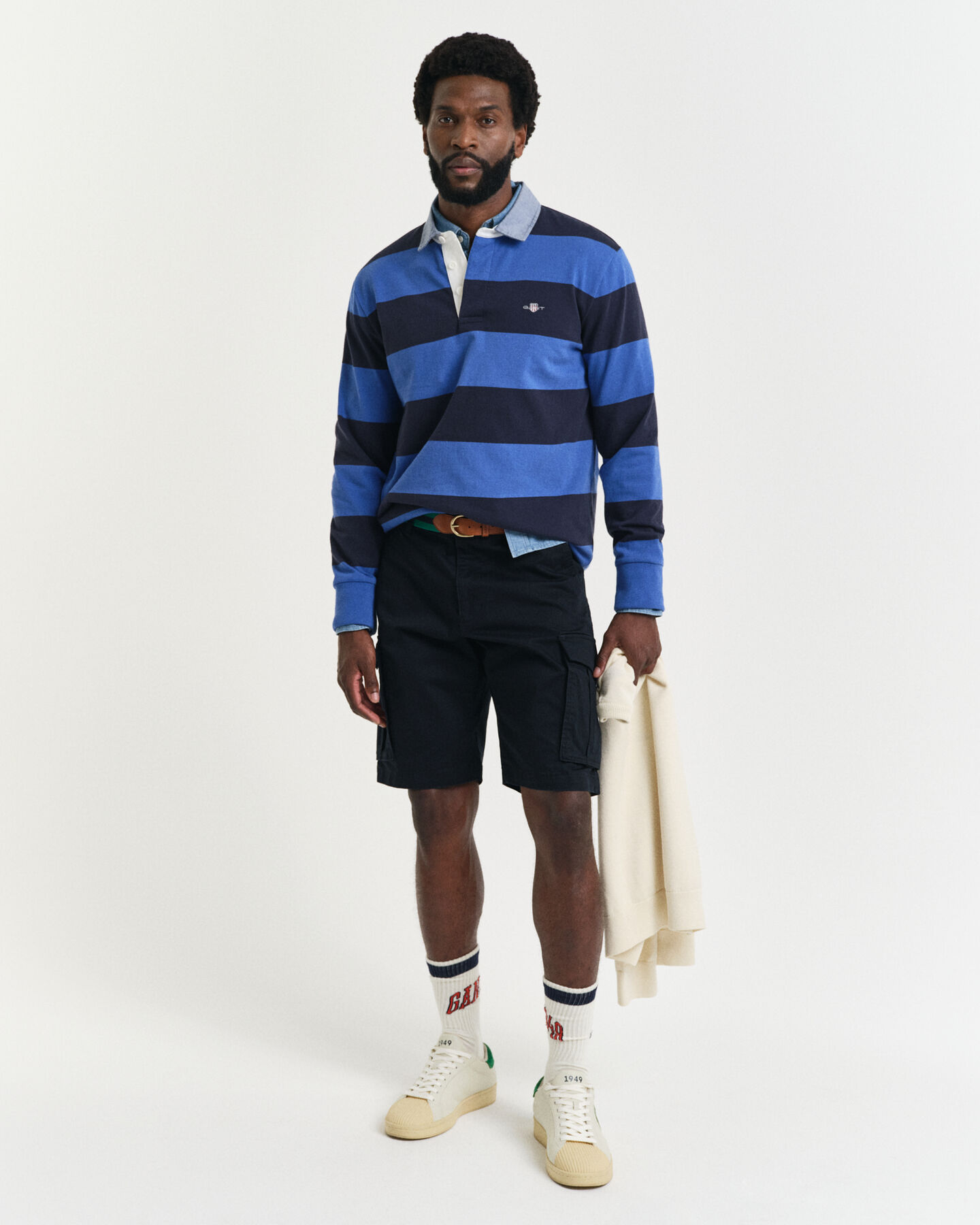 Relaxed Fit Twill Cargo Shorts