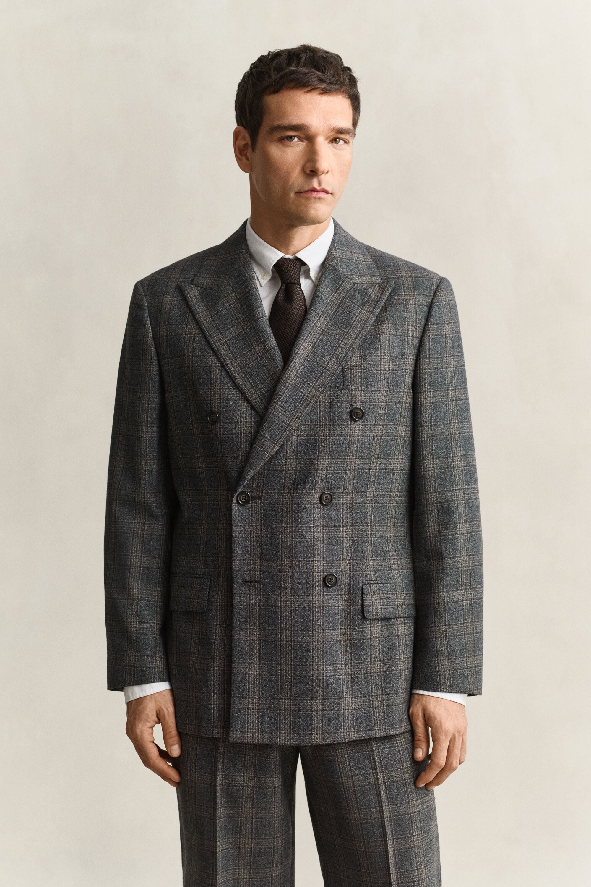 Glen Check Suit Jacket