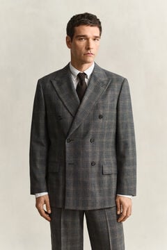 Glen Check Suit Jacket — CERAMIC GREY MELANGE 8