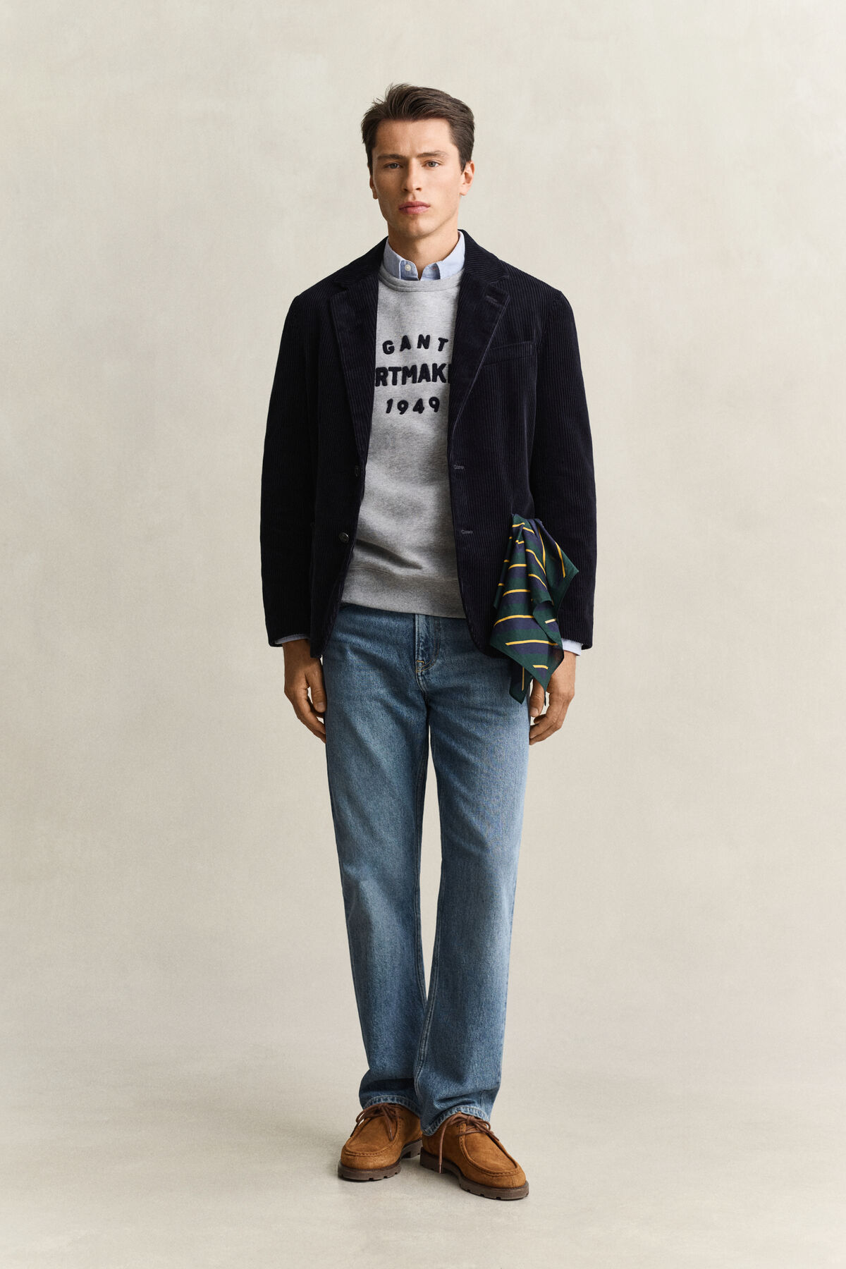 Graphic Sweatshirt — GREY MELANGE
