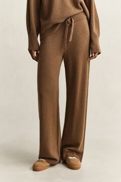 Wool Cashmere Blend Pants — WARM KHAKI 5