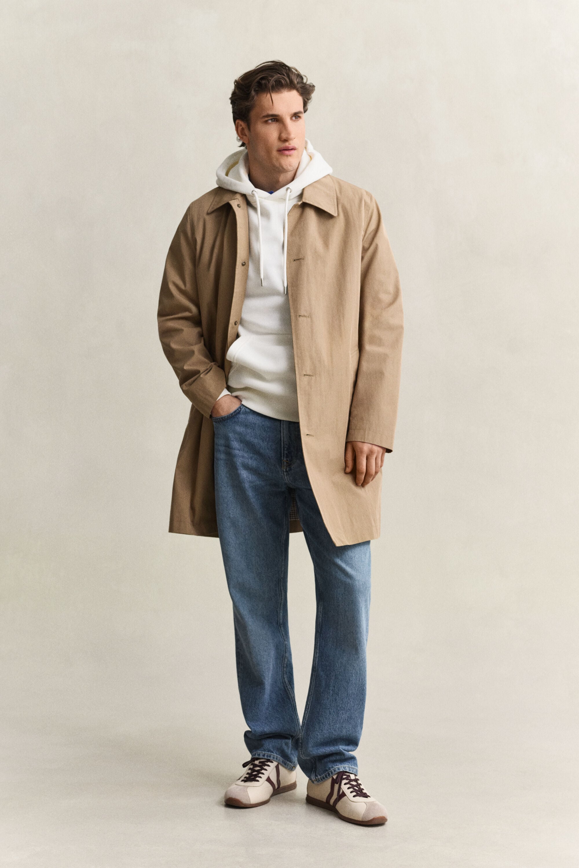 Shield Hoodie — EGGSHELL