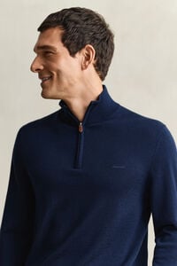 Extra Fine Merino Wool Half-Zip Sweater