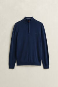 Extra Fine Merino Wool Half-Zip Sweater