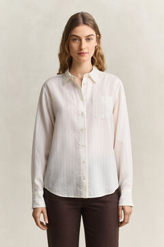 Back Fold Detail Shirt — EGGSHELL 4