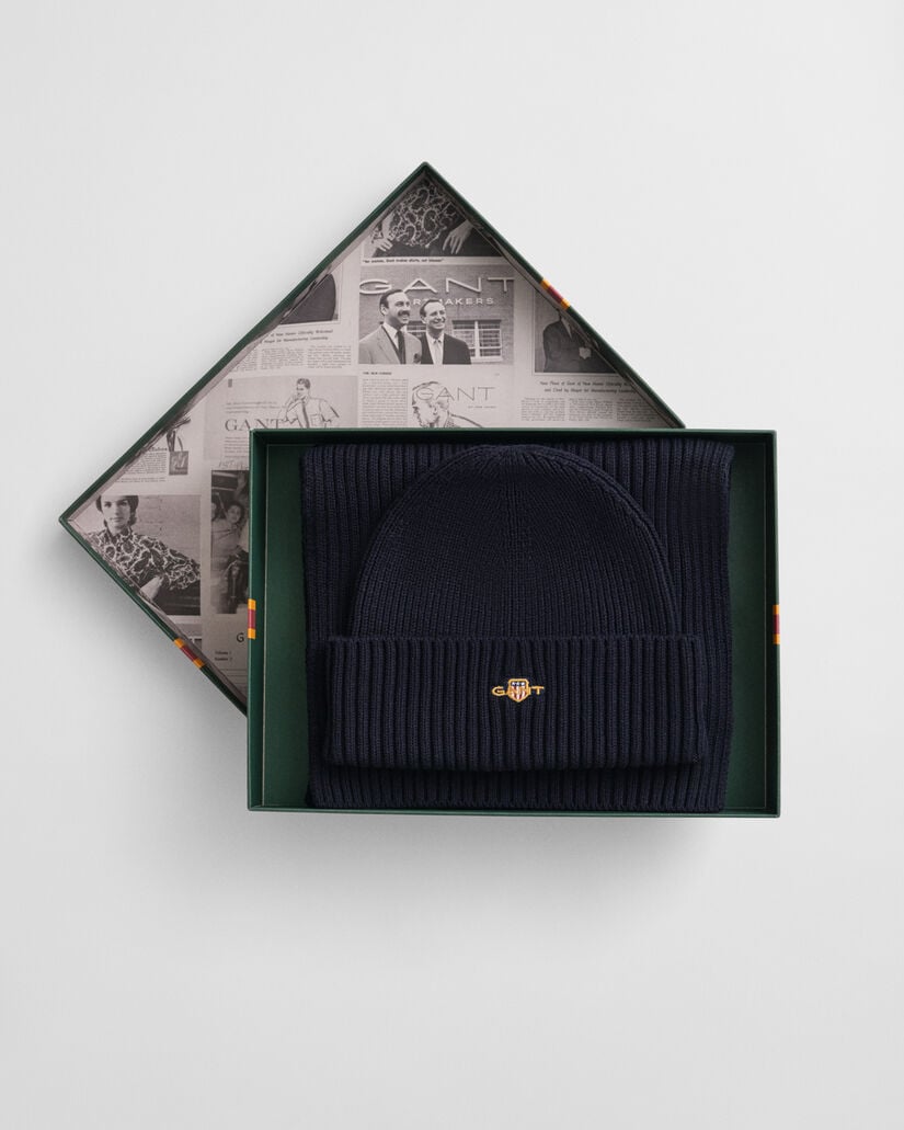 Shield Beanie & Scarf Gift Set