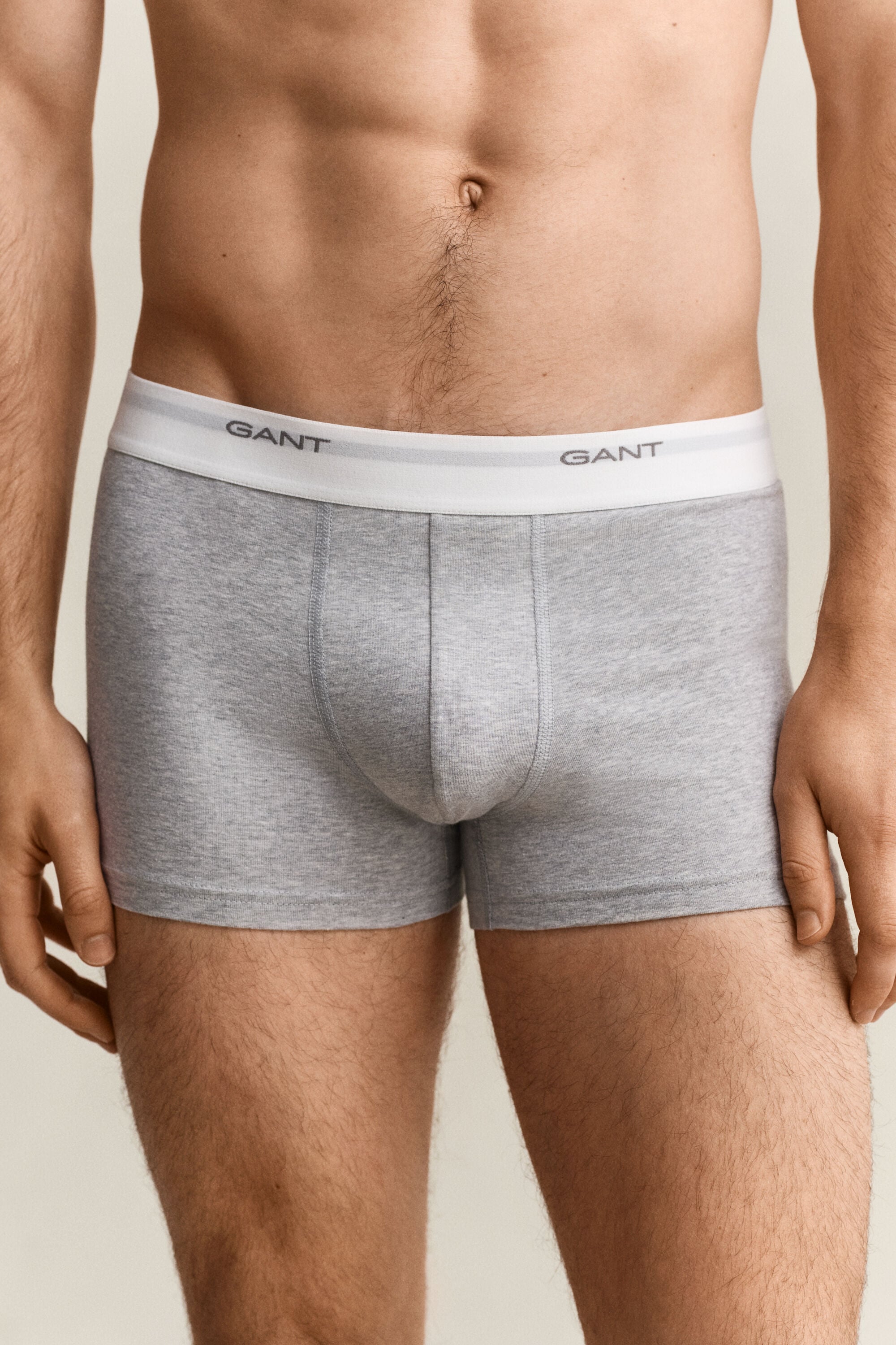 3-Pack Core Trunks — LIGHT GREY MELANGE