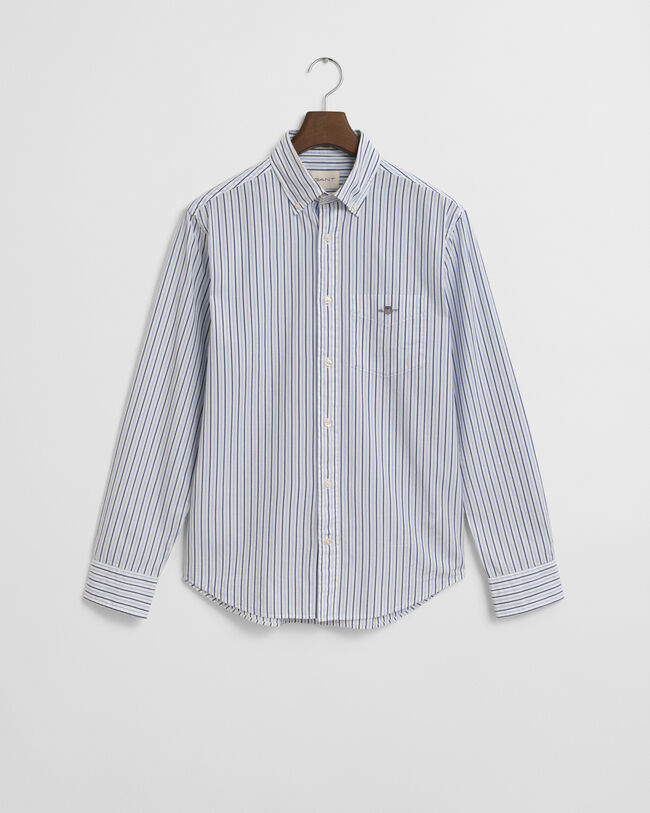 Regular Fit Striped Classic Poplin Shirt