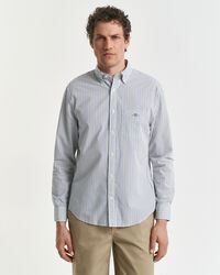 Regular Fit Striped Classic Poplin Shirt