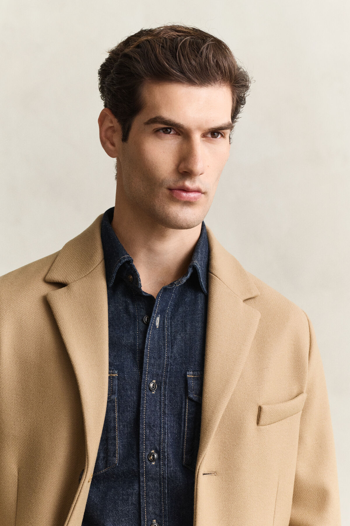 Wool Coat — LIGHT TAUPE