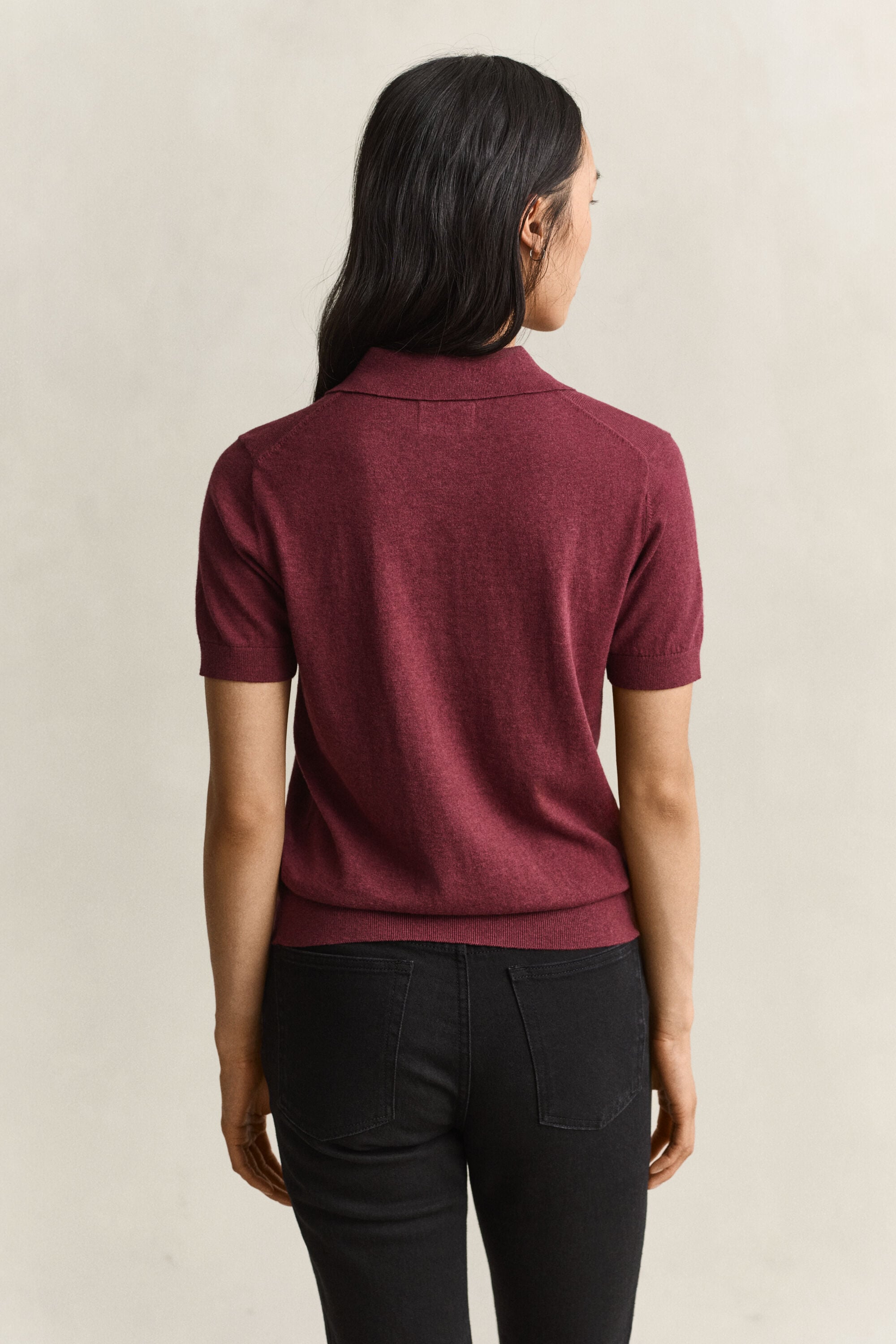 Light Knitted Polo Sweater