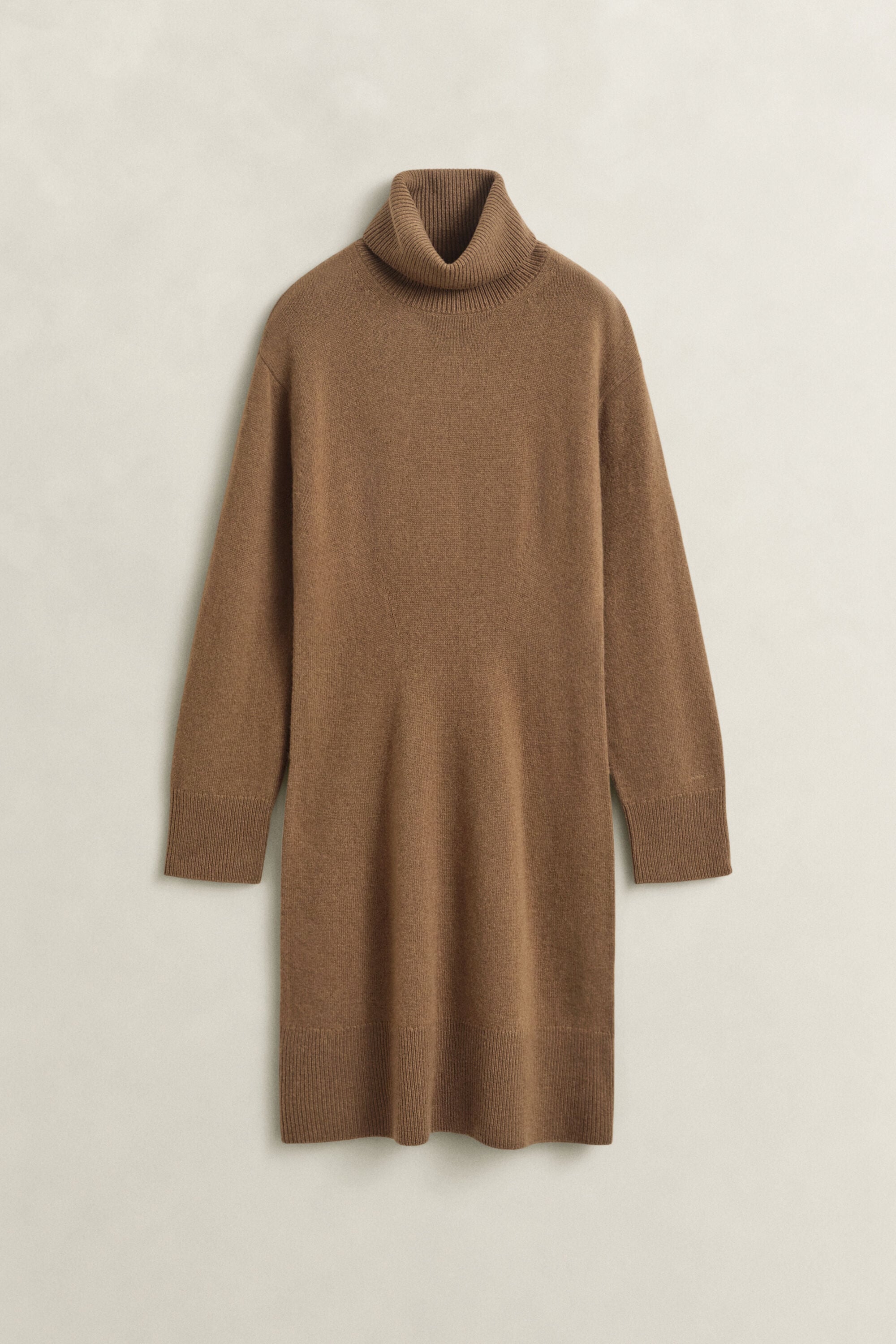 Wool Cashmere Turtleneck Dress