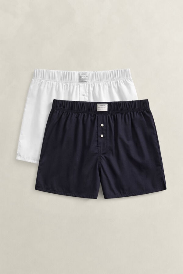 2-Pack Cotton Boxer Shorts — EGGSHELL