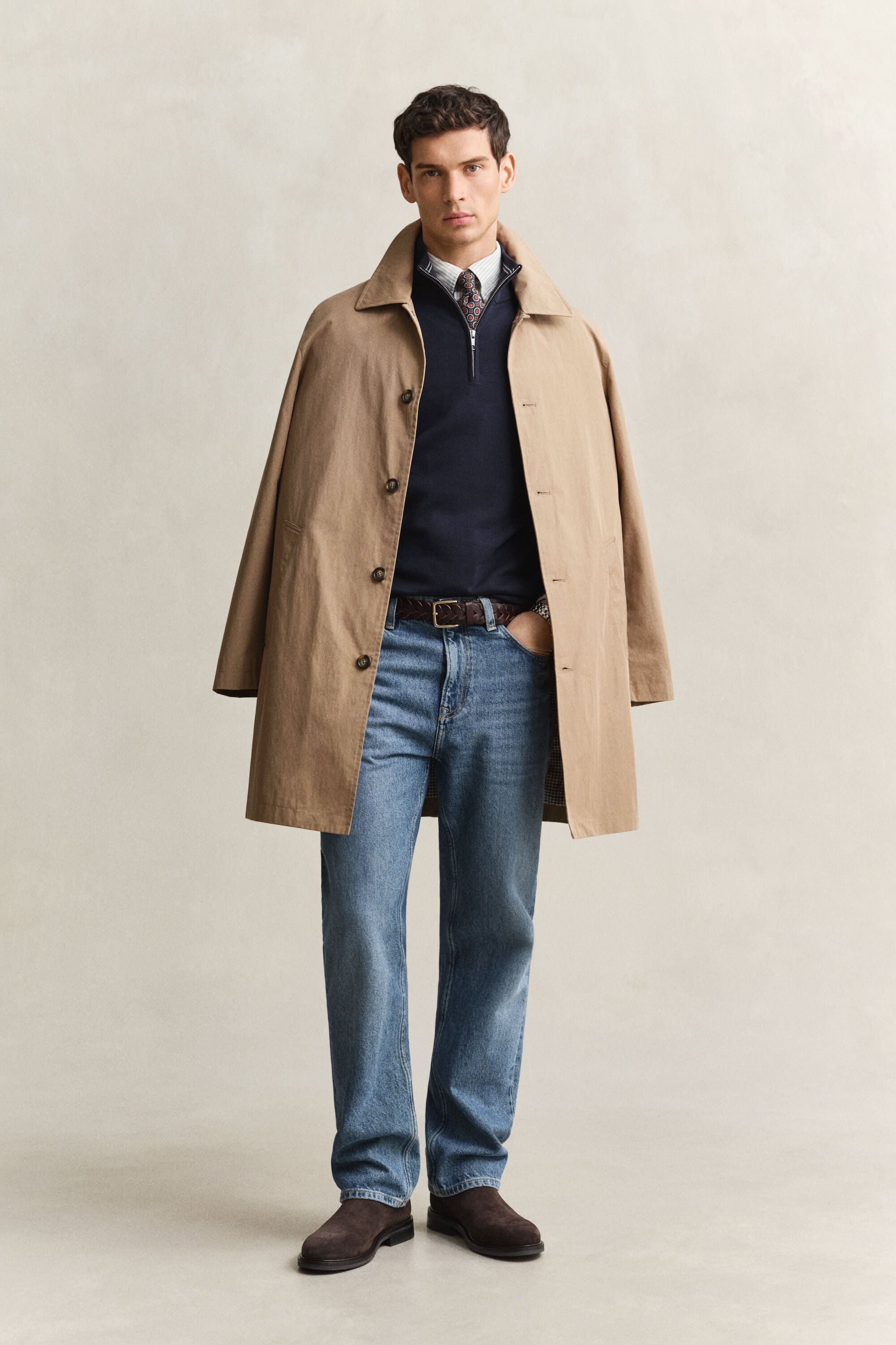 Classic Cotton Half-Zip Sweater