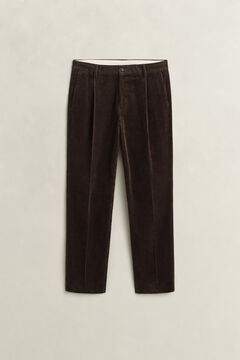 Corduroy Suit Pants — BLACK BROWN 1