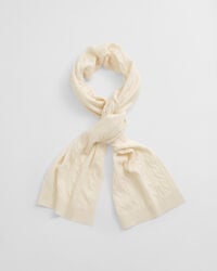Cable Knit Wool Scarf