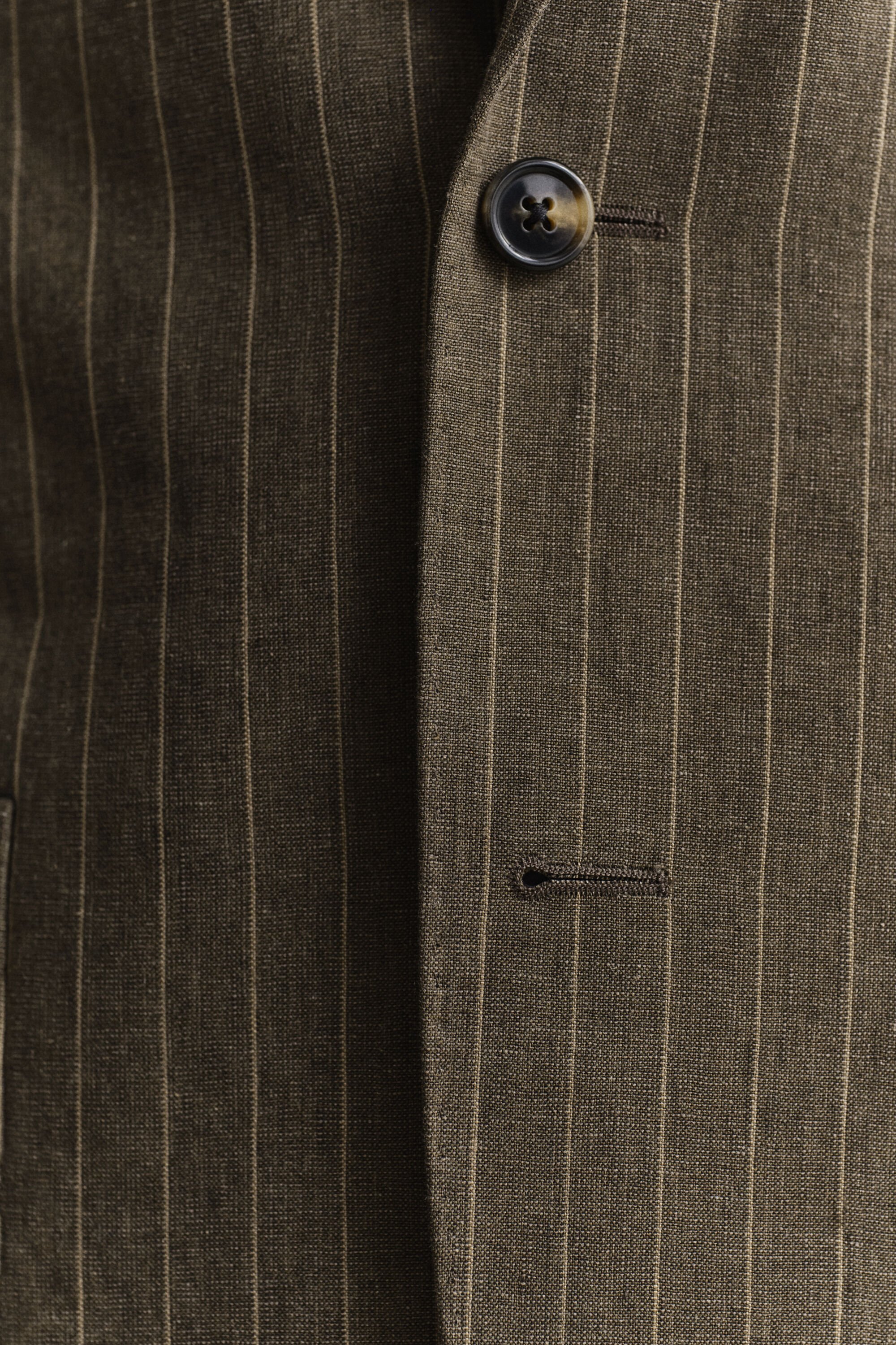 Pinstriped Suit Jacket