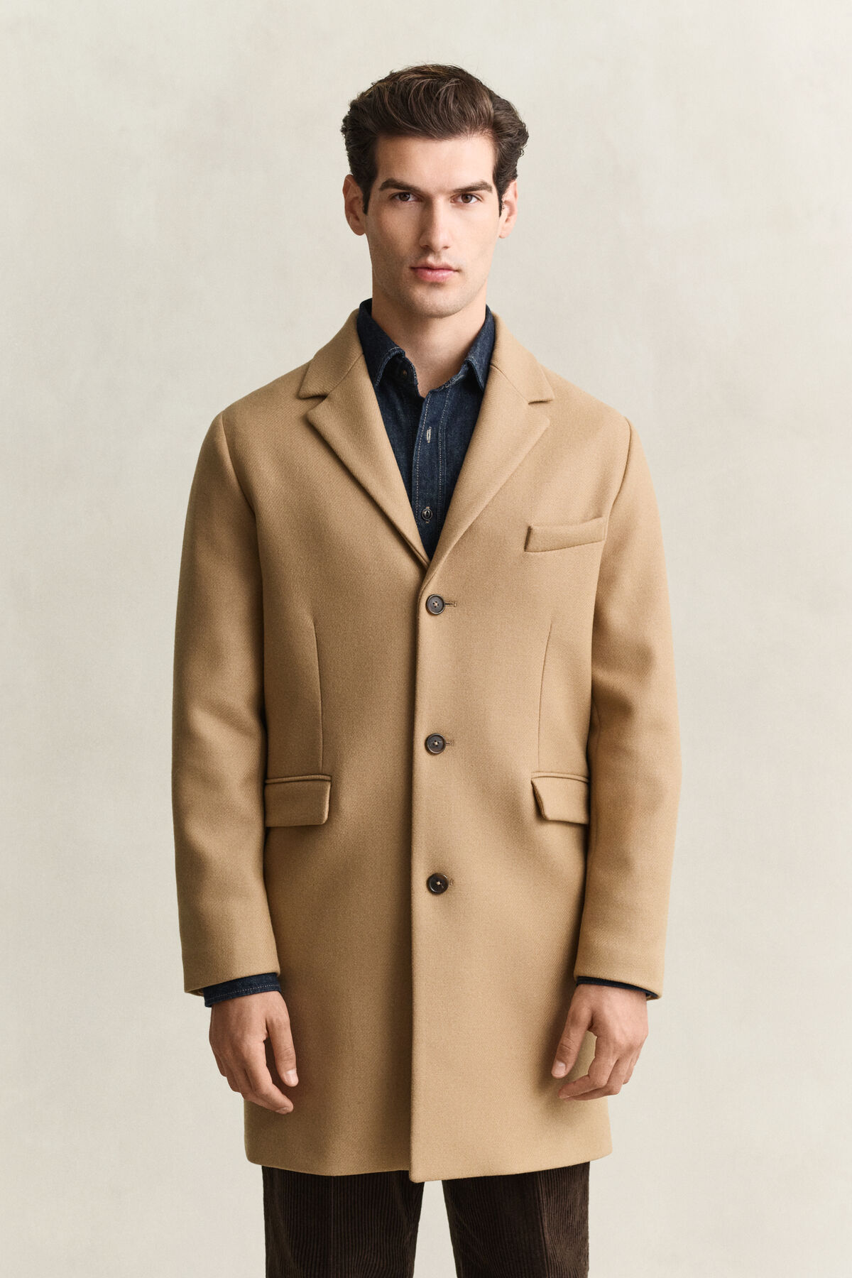 Wool Coat — LIGHT TAUPE