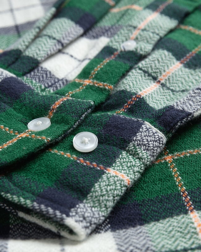 Relaxed Fit Texture Check Shirt