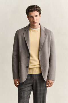 Handstitched Blazer — MIST TAUPE 7