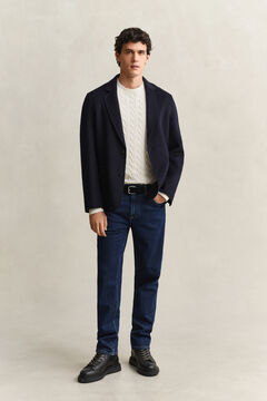 Regular Clean Wash Jeans — MID BLUE 6