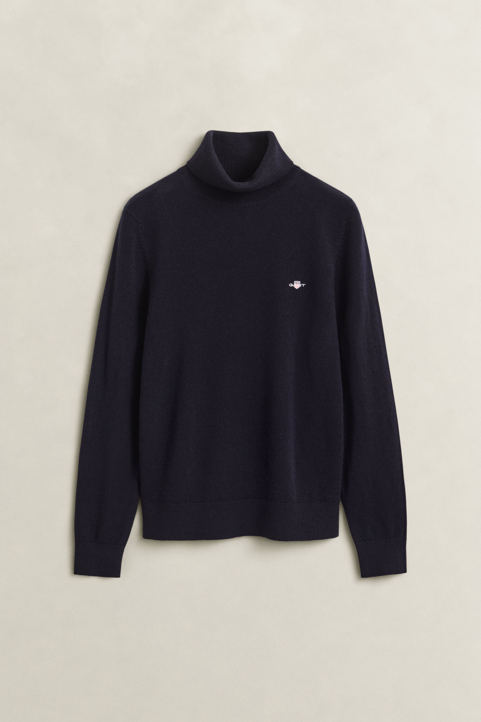 Wool Cotton Turtleneck Sweater