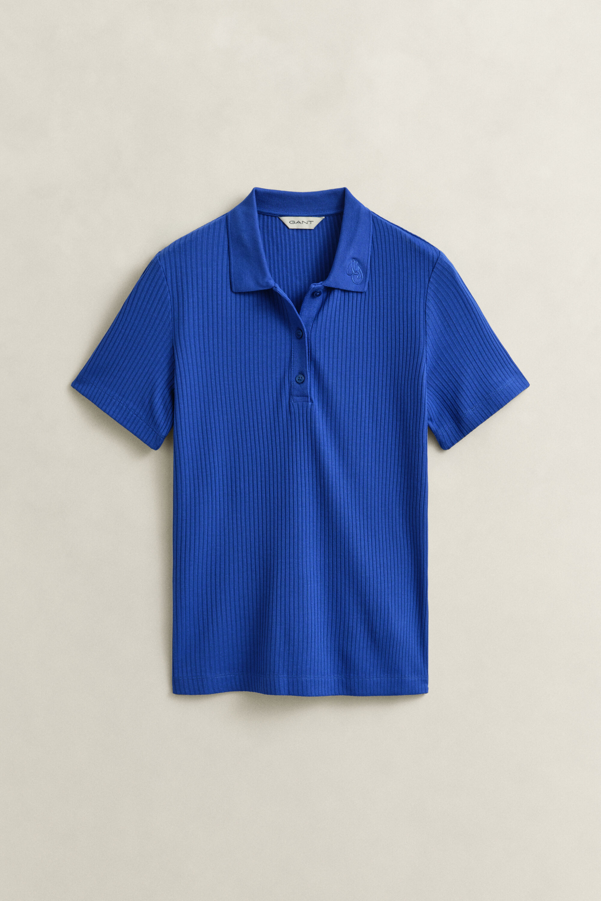 Ribbed Polo Shirt