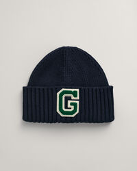 Teens G Badge Ribbed Knit Beanie