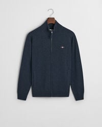 Superfine Lambswool Zip Cardigan