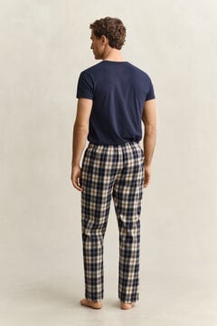 Checked Pajama Pants — EVENING BLUE 2
