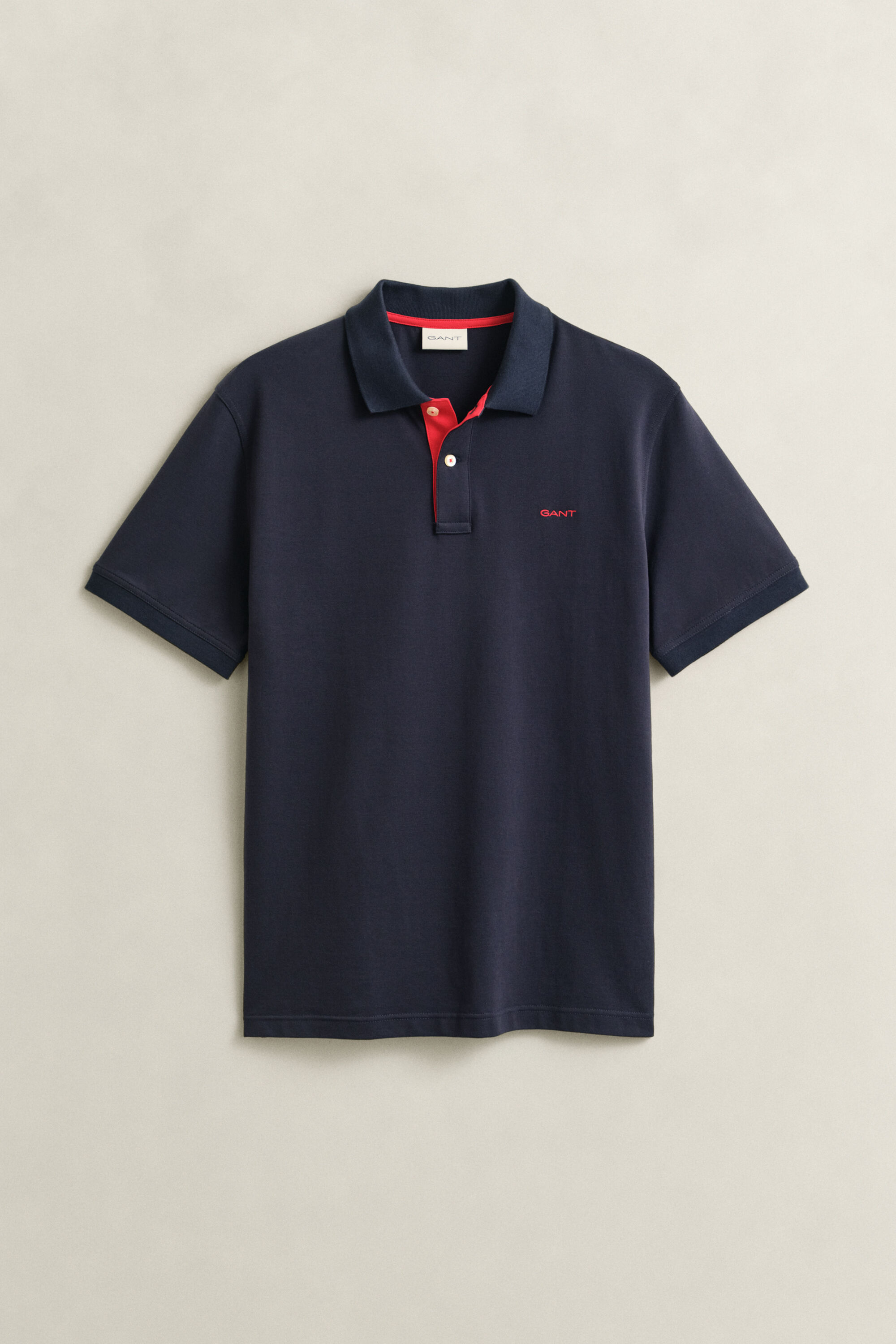 Contrast Piqué Polo Shirt