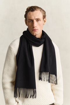 Wool Scarf — BLACK 5