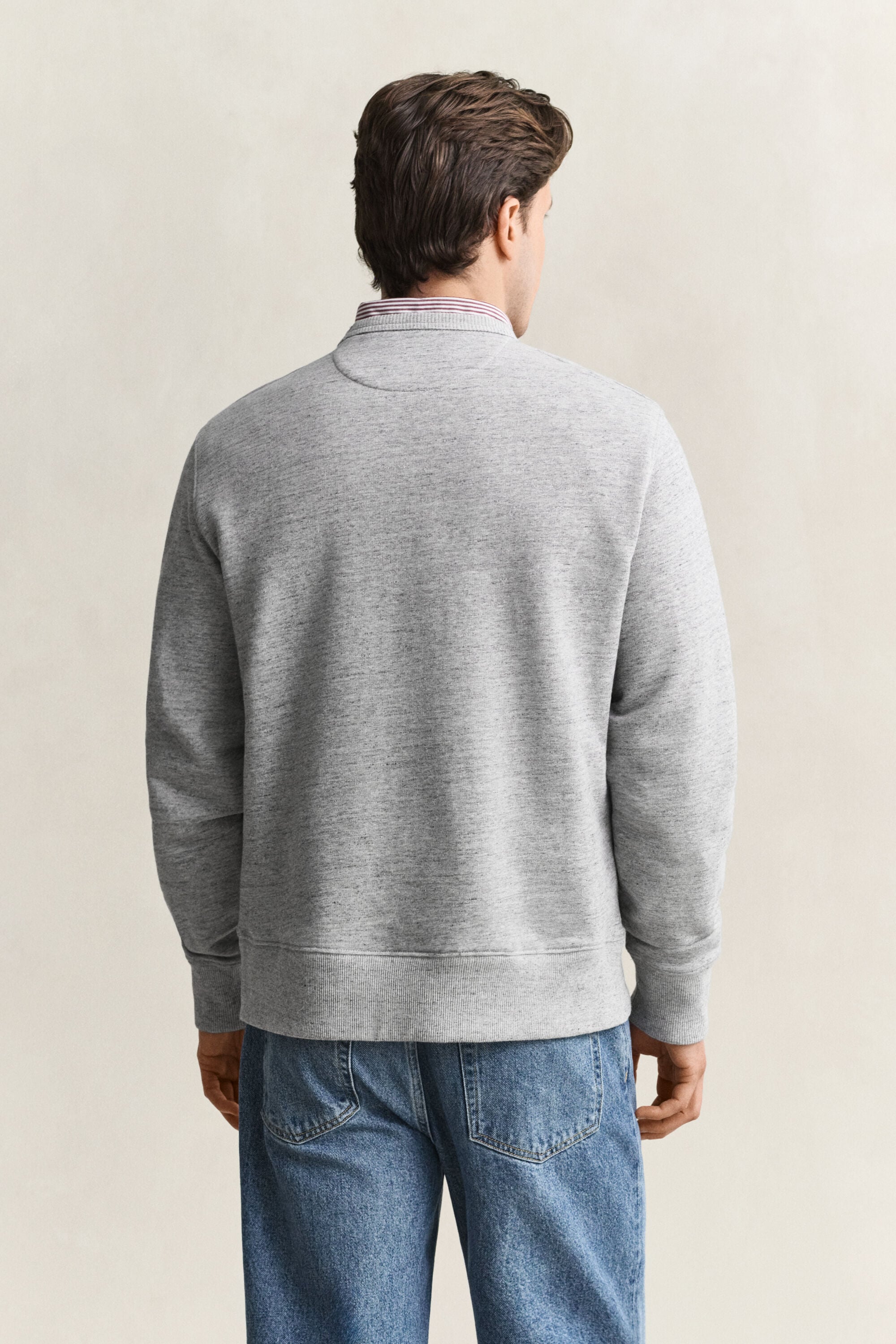 Heather Crew Neck Sweatshirt