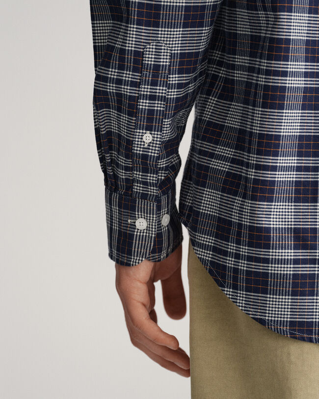 Regular Fit Oxford Check Shirt