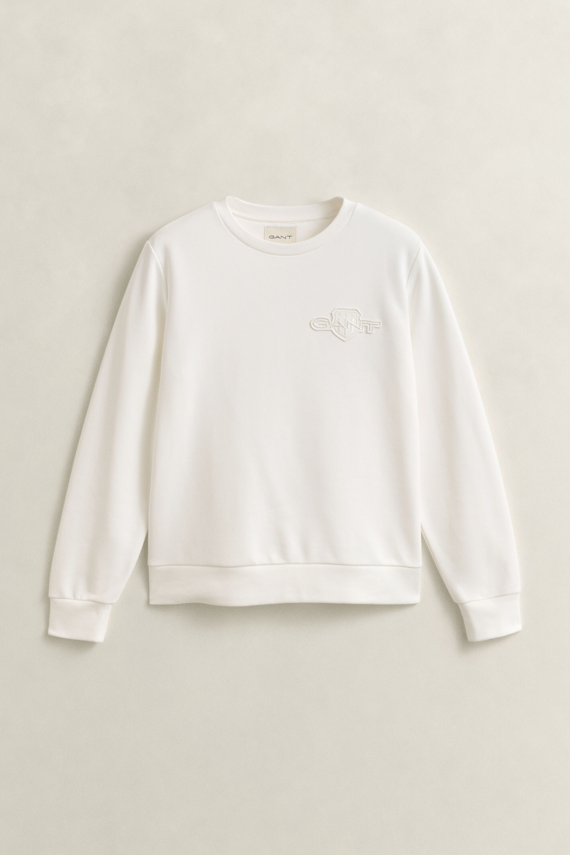 Tonal Shield Crew Neck Sweatshirt
