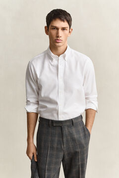 Twill Dress Shirt — WHITE 6