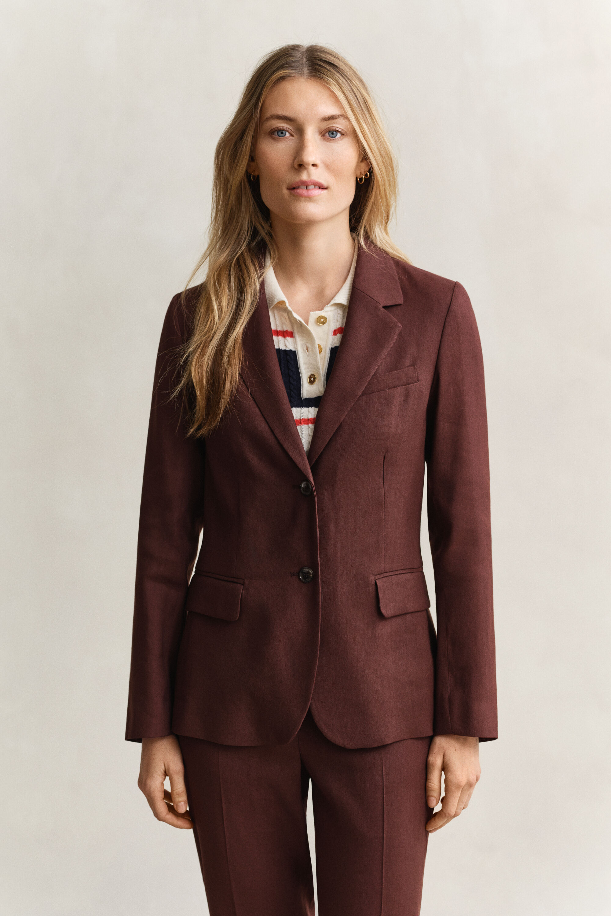 Linen Stretch Blazer