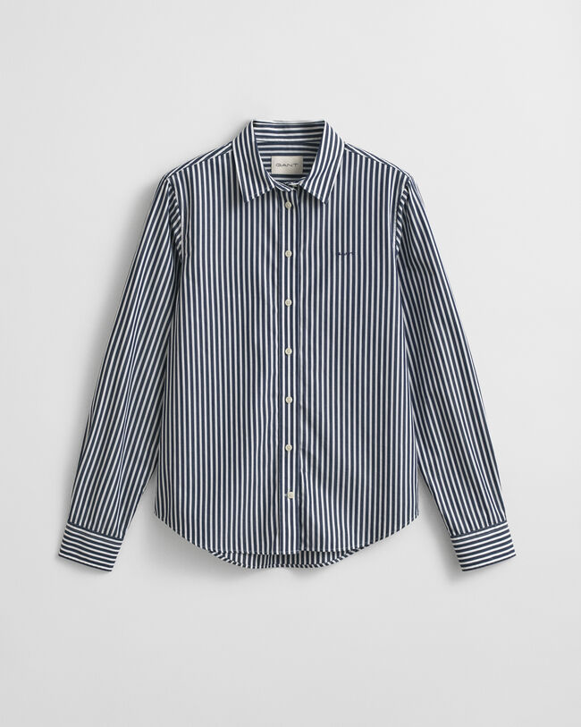 Regular Fit Classic Striped Poplin Shirt