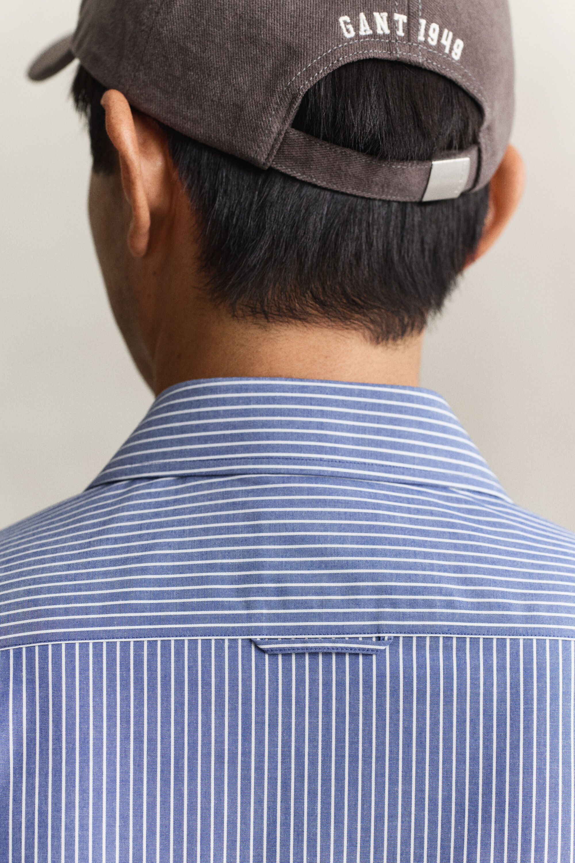 Striped Stretch Poplin Shirt