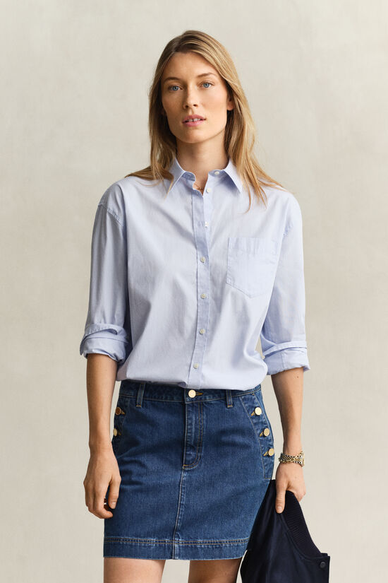 Relaxed Fit Classic Poplin Shirt