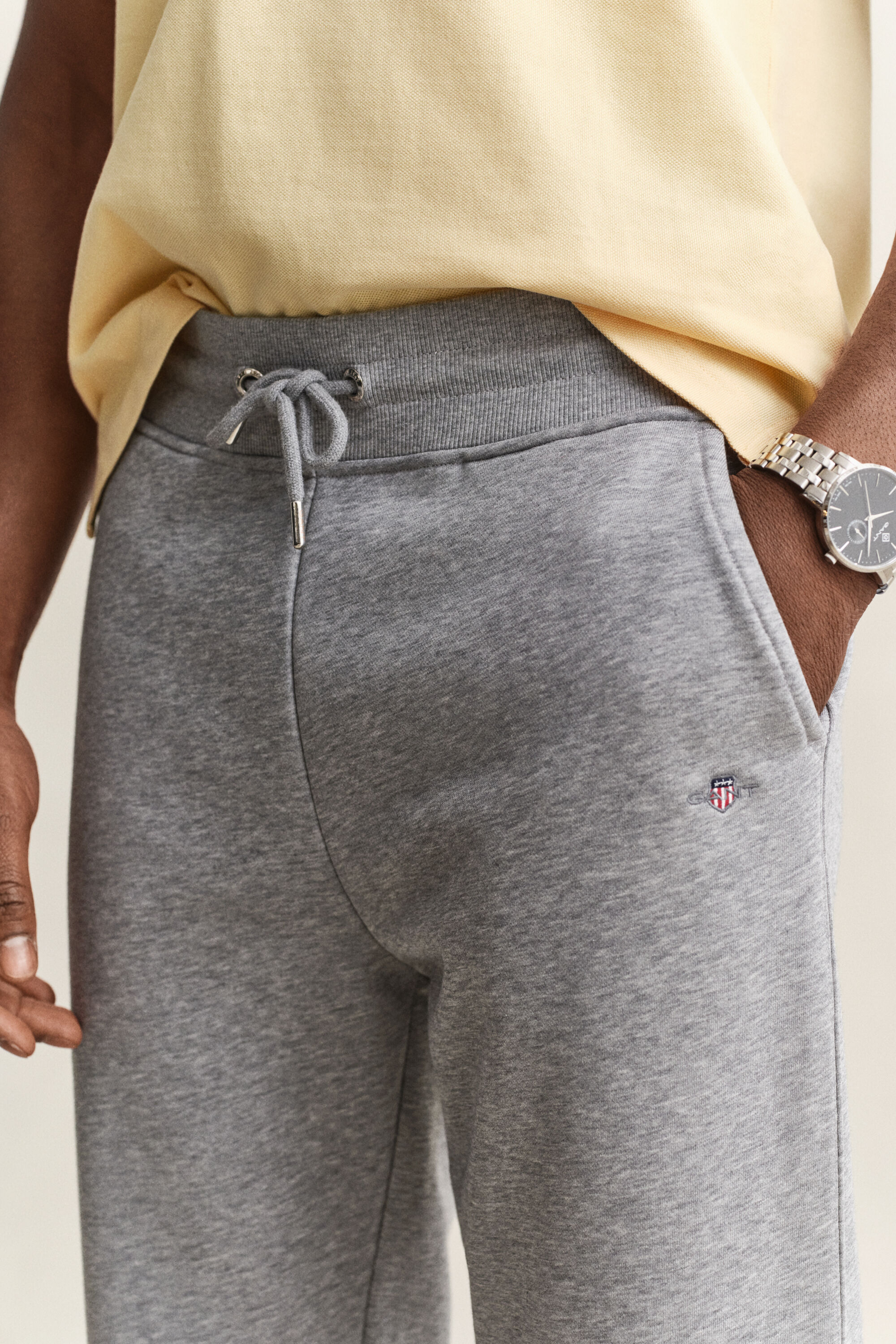 Shield Sweatpants — GREY MELANGE