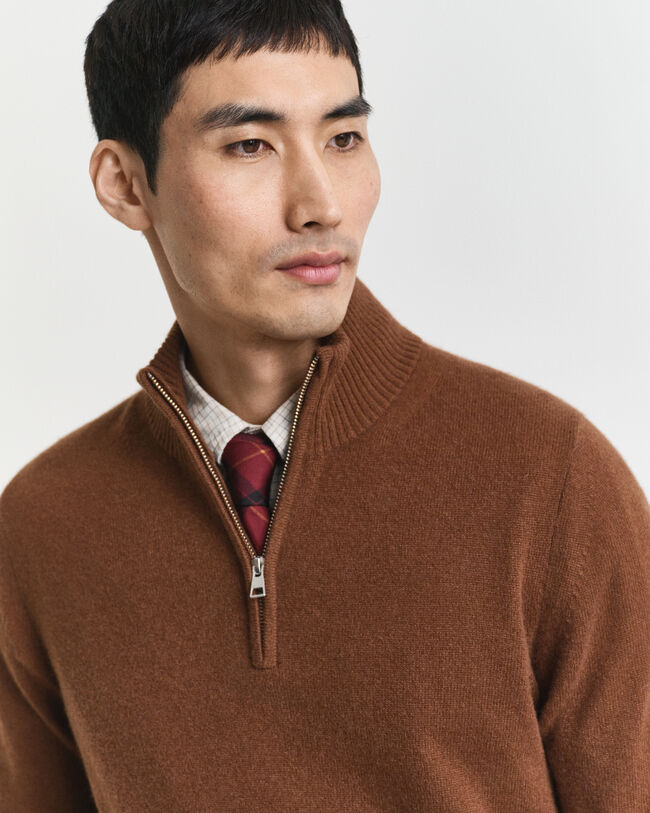 Cashmere Half-Zip Sweater