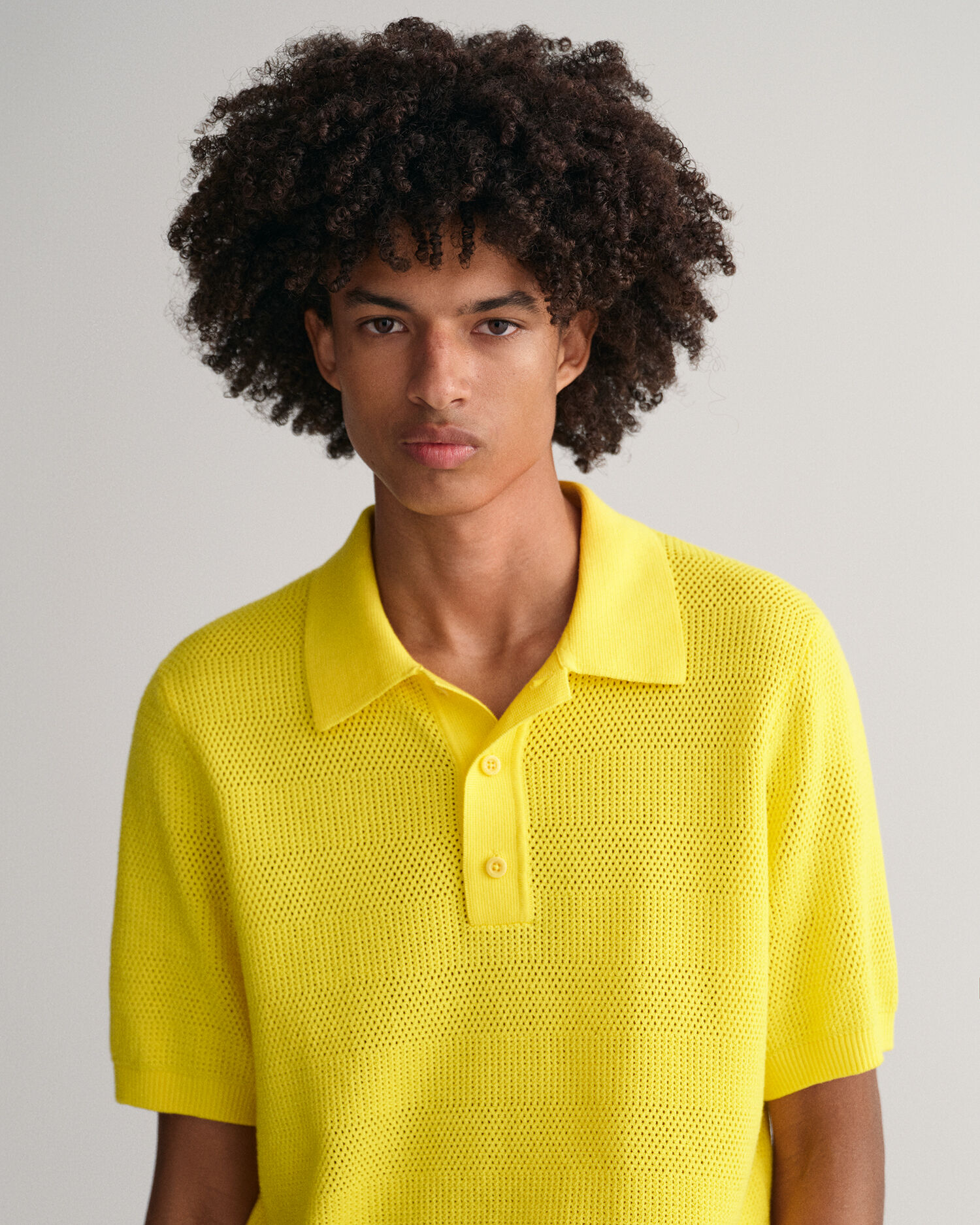 Textured Cotton Polo Shirt - GANT