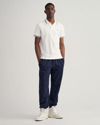 Herringbone Tipping Piqu&eacute; Polo Shirt