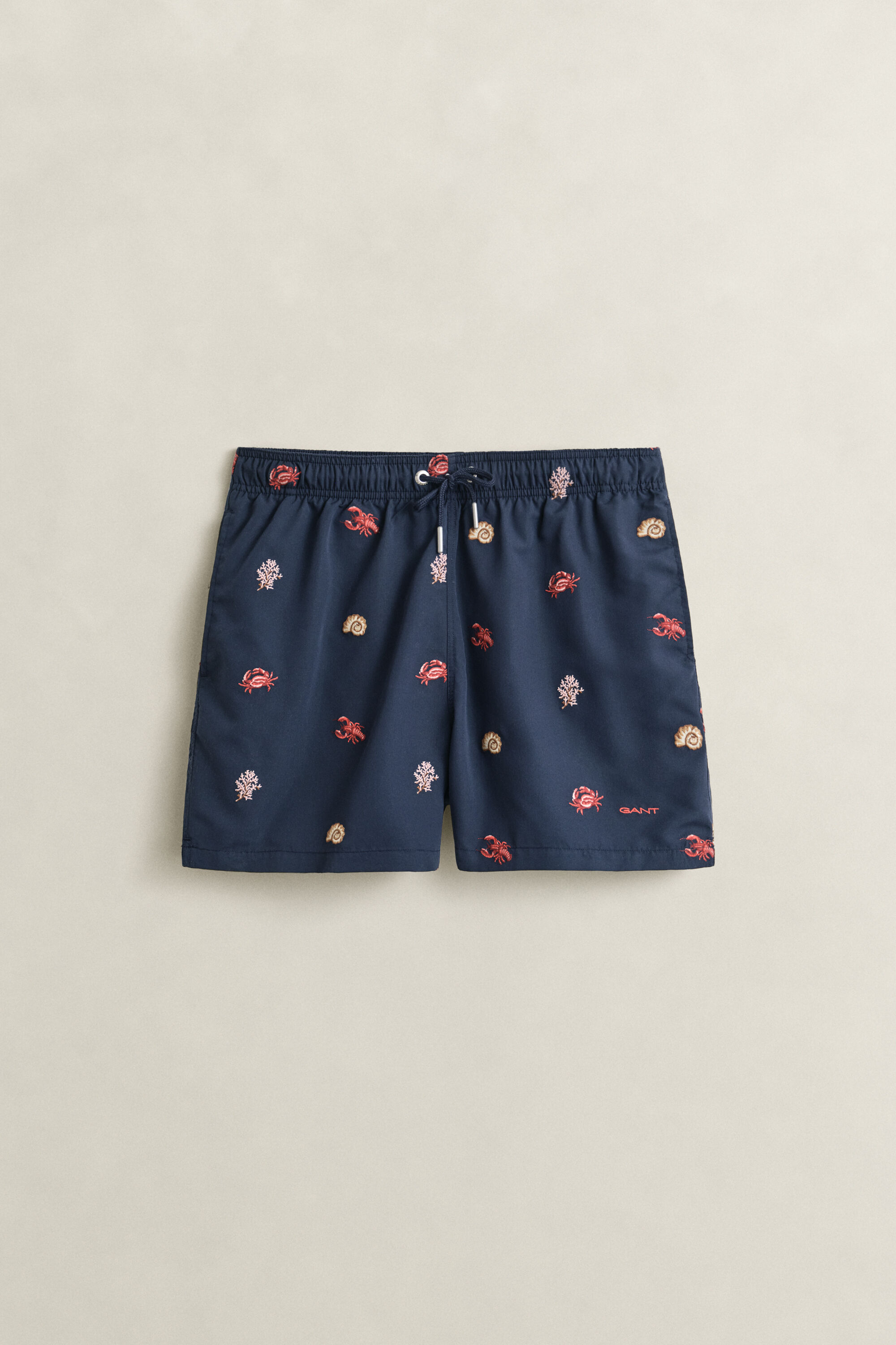 Lobster Embroidered Swim Shorts