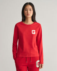 G Crew Neck Long Sleeve T-Shirt